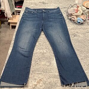 MOTHER Denim - insider crop step fray
